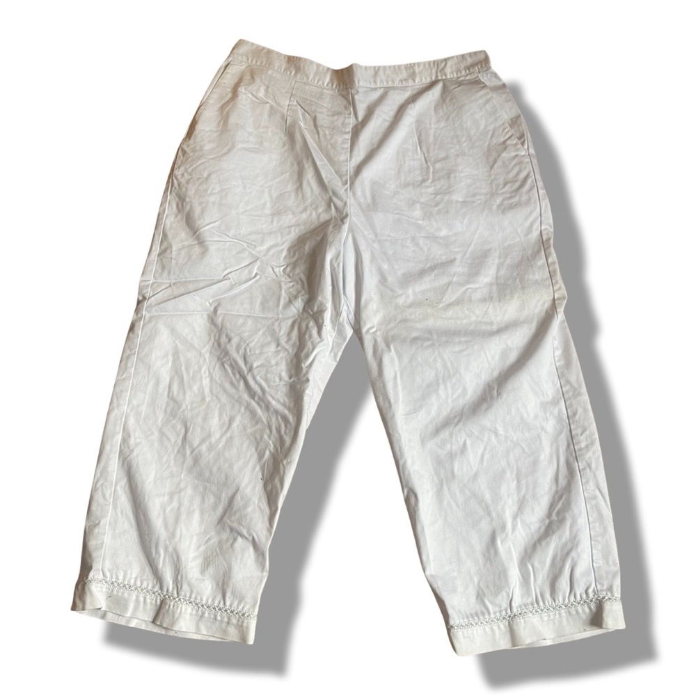 Women’s Alfred Dunner Brand White Pants Plus Size 16W
